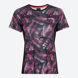 Damen-Funktions-T-Shirt mit modernem Design, Pink