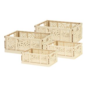 Glitterboxen-Set beige