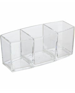 Kosmetik-Organizer, ca. 18 x 6,7 x 8 cm, transparent