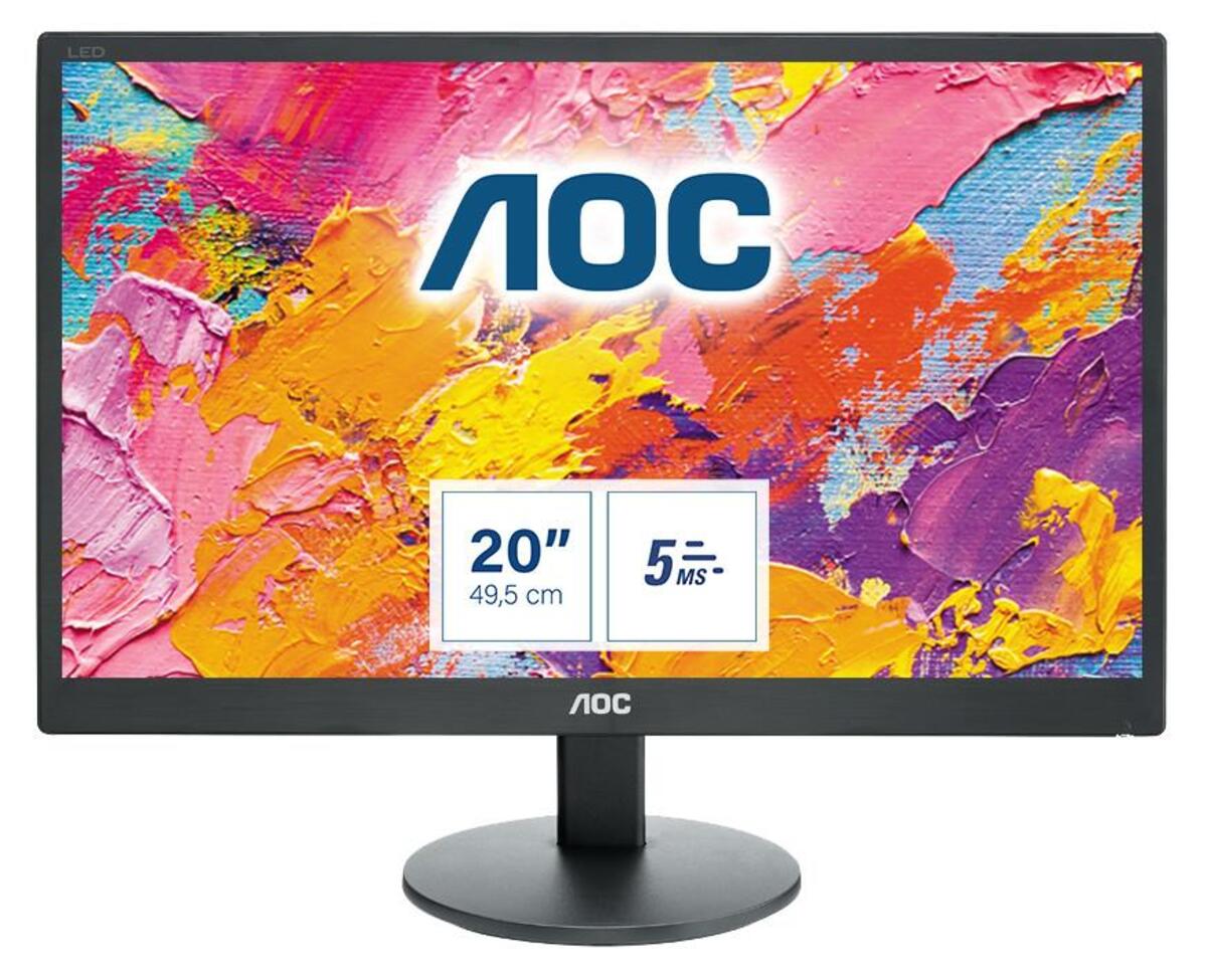 Bild 1 von Monitor 2070SWN, Serie 70, Schwarz, 19,5 Zoll, HD+, TN, 140 Hz, 5 ms