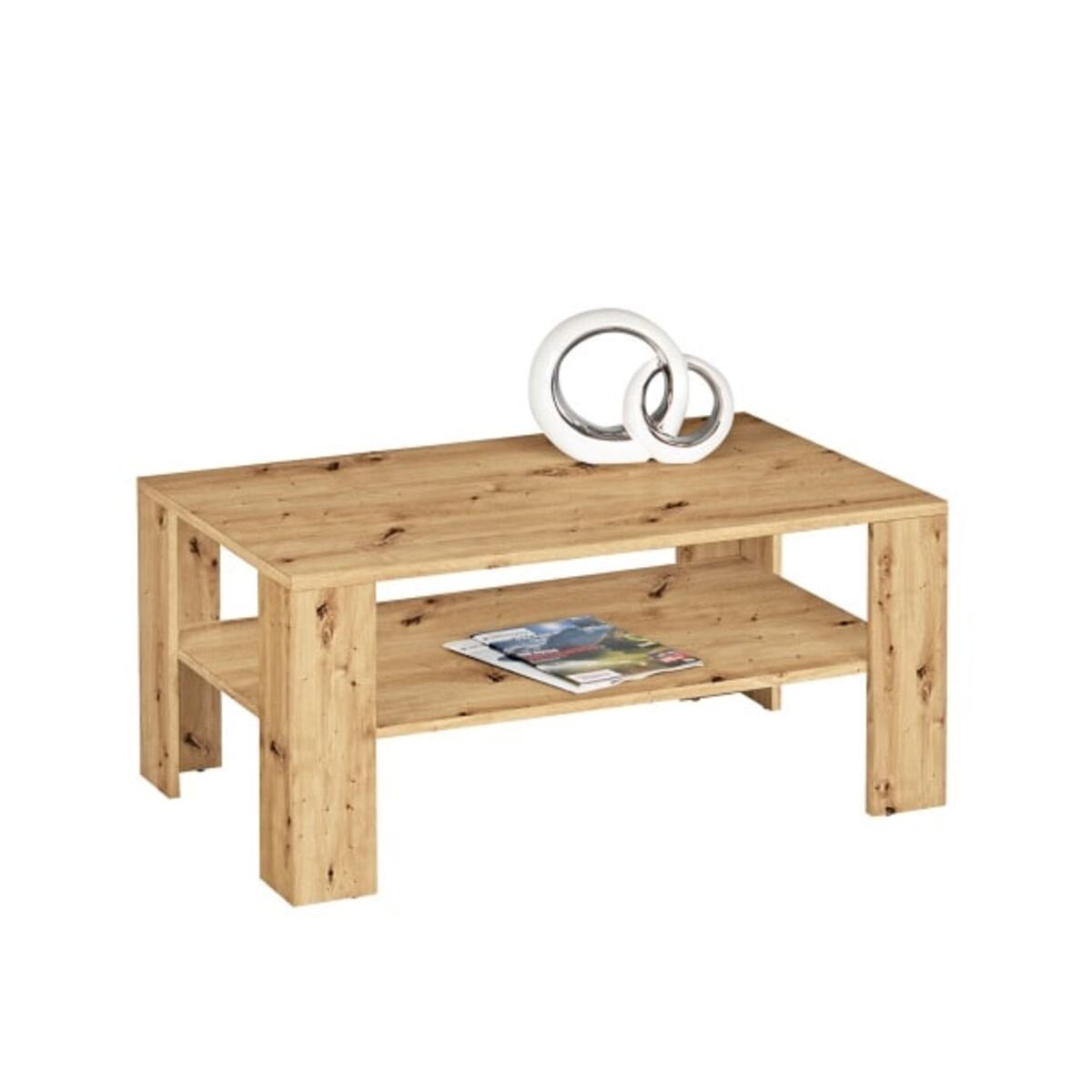 Bild 1 von Couchtisch Joker Braun Artisan Eiche Dekor 60 x 44 x 100 cm