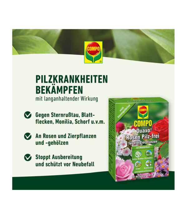 Bild 2 von COMPO Duaxo® Rosen Pilz-frei, 50 ml