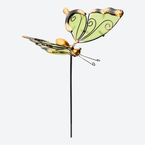 Bild 1 von Gartenstecker mit Schmetterling, ca. 17,5x14,5x76cm, Green