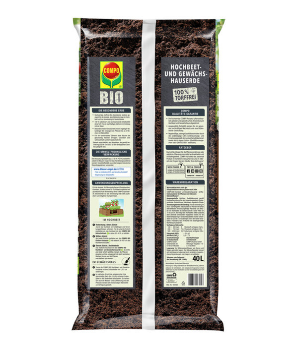 Bild 2 von COMPO BIO Hochbeet- und Gewächshauserde, 40 l