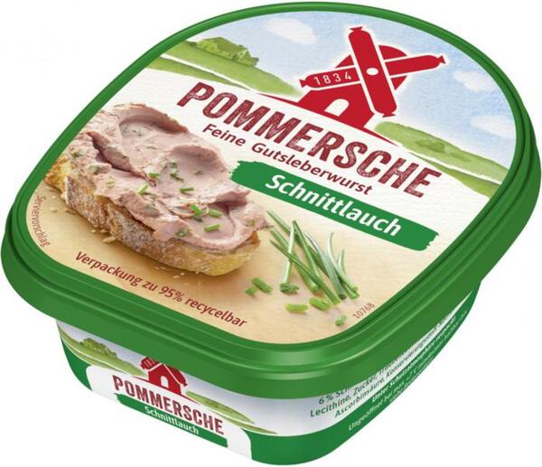 Bild 1 von Rügenwalder Mühle Pommersche Feine Gutsleberwurst Schnittlauch