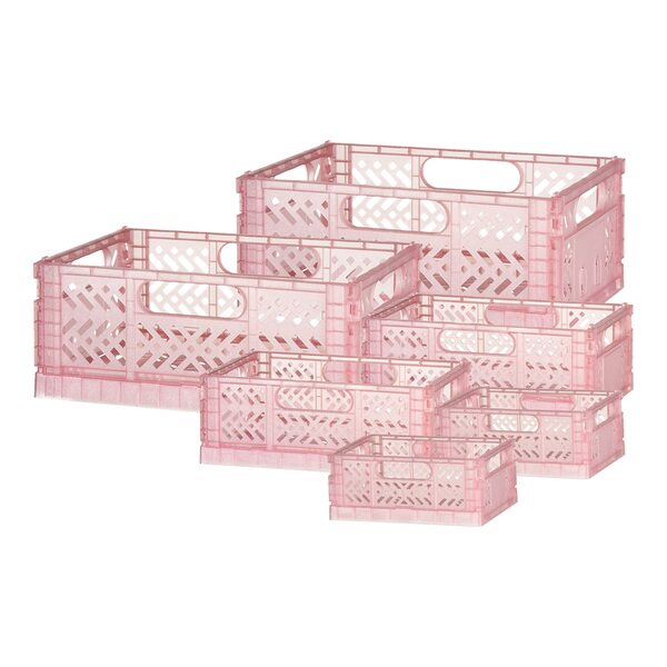 Bild 1 von Altrosa Klappboxen-Set Glitter