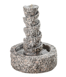Dehner Granit-Brunnen Drill für den Garten, Ø 45 cm