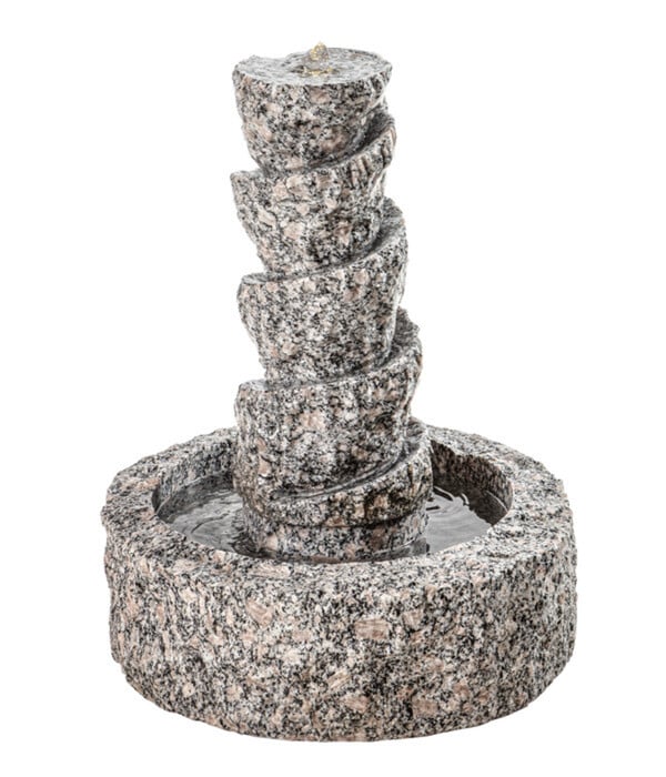 Bild 1 von Dehner Granit-Brunnen Drill für den Garten, Ø 45 cm