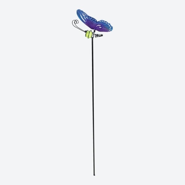 Bild 1 von Gartenstecker in Schmetterlings-Design, ca. 15x2x70cm, Blue