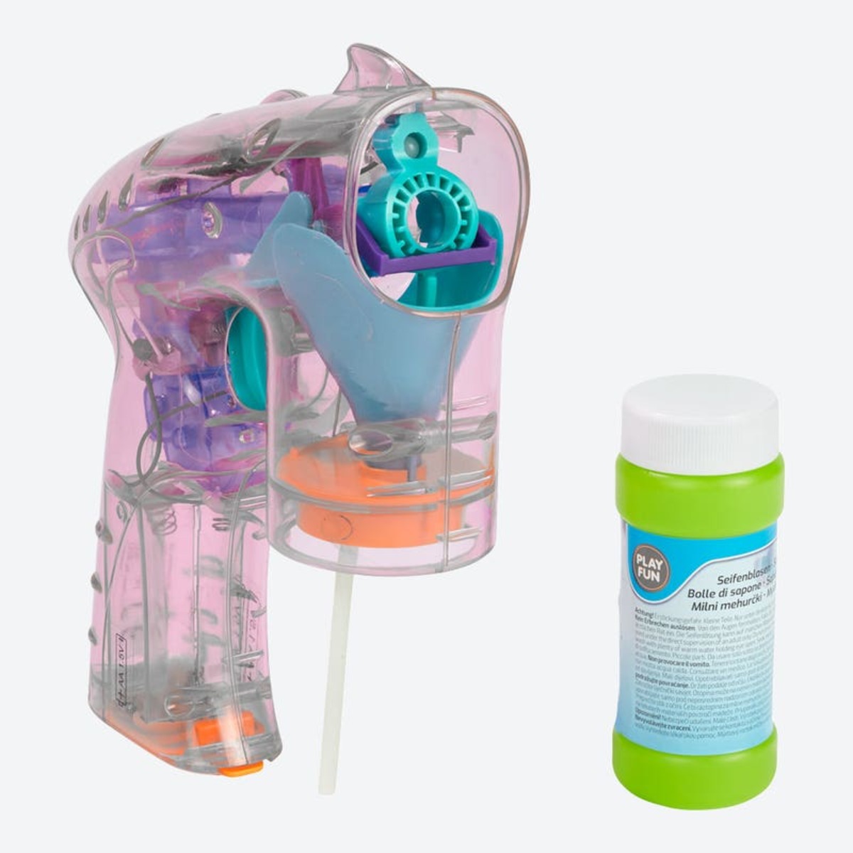 Bild 1 von Play Fun Seifenblasenpistole inklusive Flüssigkeit, Pink