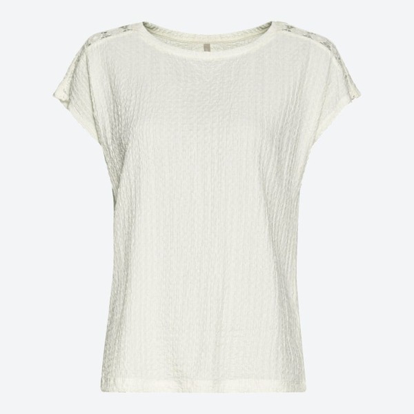 Bild 1 von Damen-T-Shirt mit Spitze, White