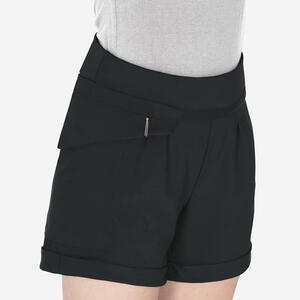 Wandershorts Damen Regular - NH500 Schwarz