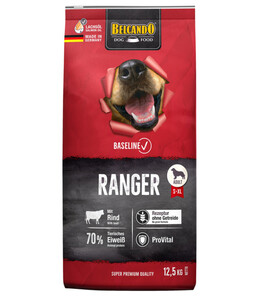 BELCANDO® Trockenfutter für Hunde Baseline Ranger, Adult, Rind, 12,5 kg