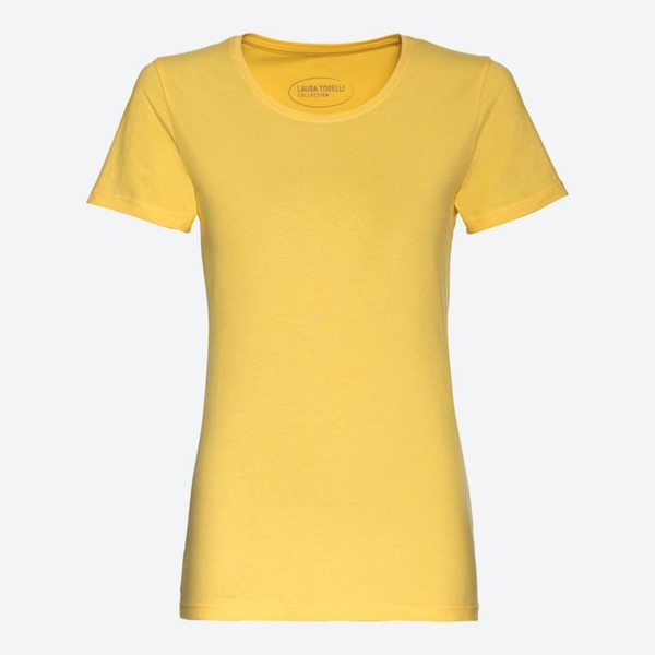 Bild 1 von Damen-T-Shirt mit Rundhalsausschnitt, Yellow