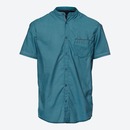 Bild 1 von Herren-Hemd mit Mandarin-Kragen, Petrol