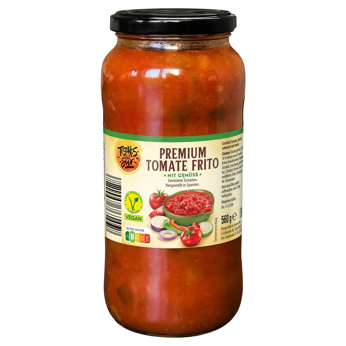 Bild 1 von TESOROS DEL SUR Premium Tomate Frito 560 g