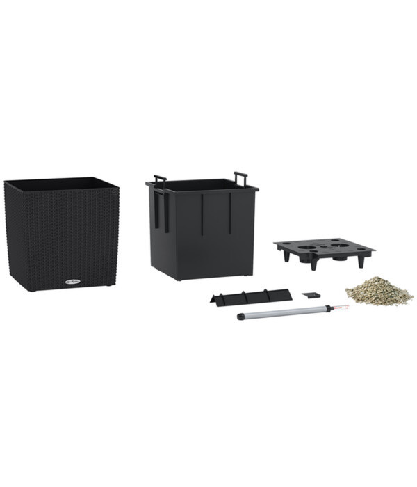 Bild 3 von LECHUZA® Kunststoff-Topf Cube Cottage, quadratisch