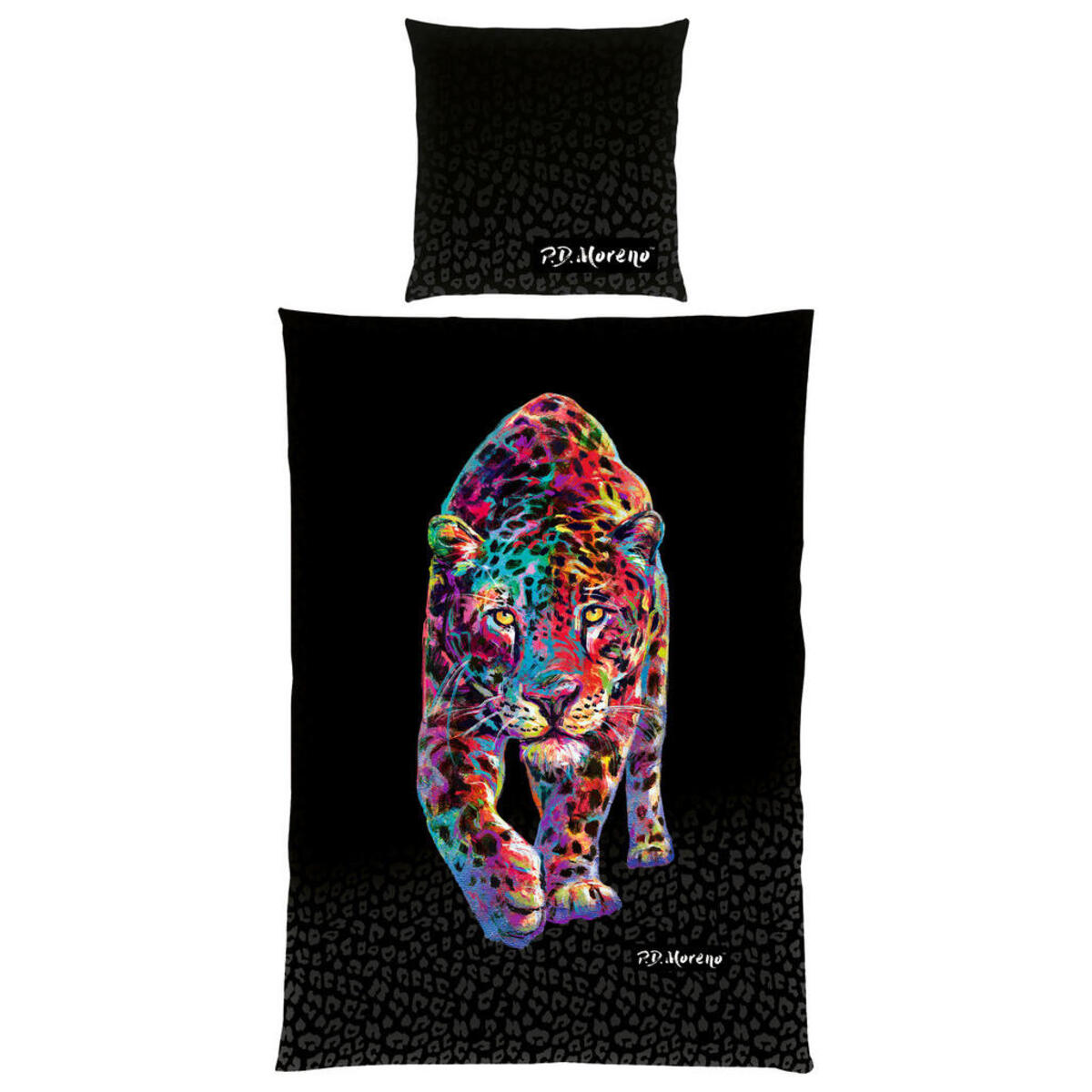 Bild 1 von Herding Bettwäsche Moreno, Mehrfarbig, Schwarz, Textil, 155x220 cm, Oeko-Tex® Standard 100, hautfreundlich, bügelleicht, schadstoffgeprüft, Übergröße, Schlaftextilien, Bettwäsche, Bettwäsche