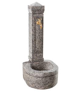 Dehner Granit-Gartenbrunnen Berlin, 60 x 45 x 110 cm