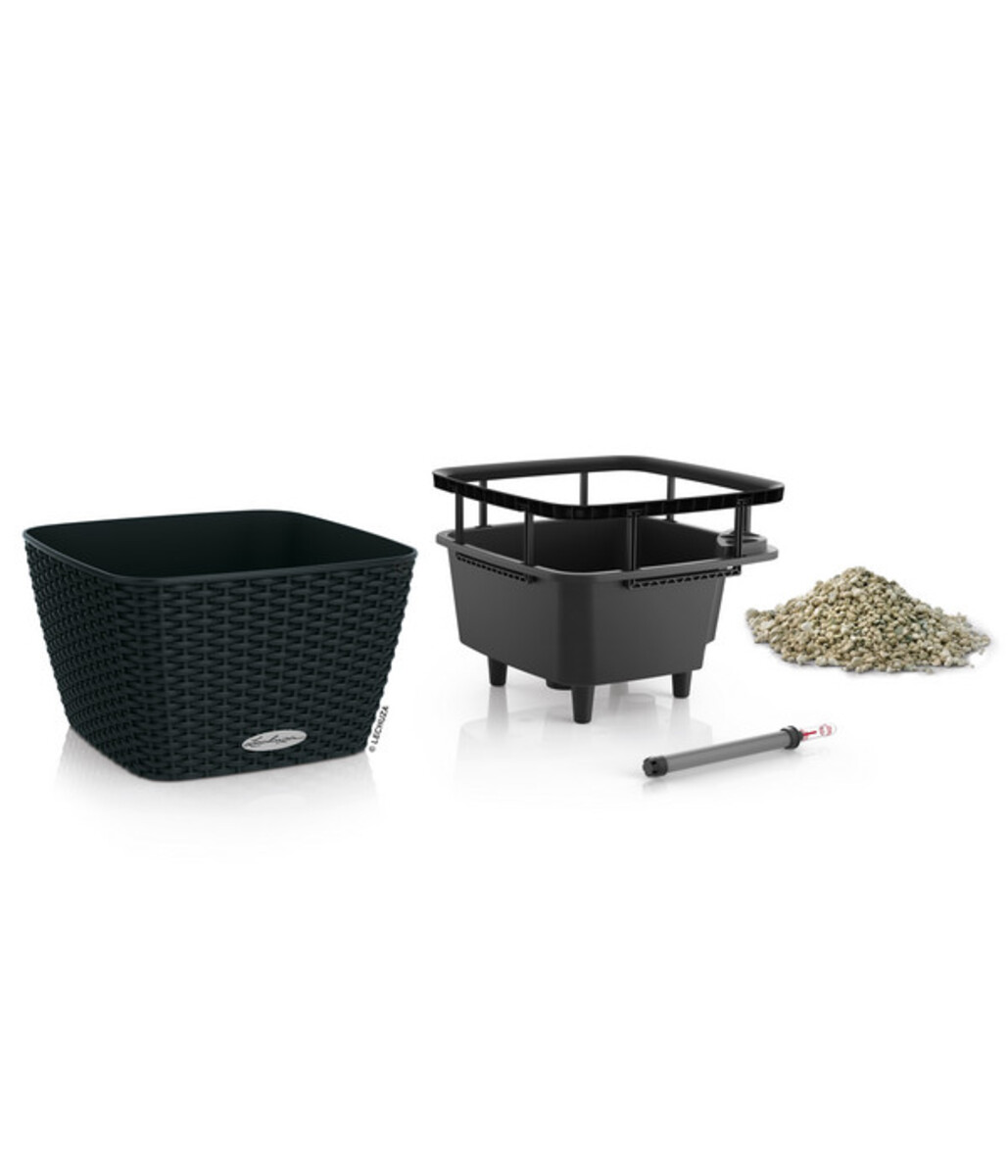 Bild 2 von LECHUZA® Kunststoff-Topf Bacino Cottage inkl. Pflanzeinsatz, konisch, ca. B31/H19,5/T31 cm