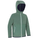 Bild 1 von Fleecejacke Segeln Kinder Sailing 500 warm wendbar khaki/marineblau Blau|grün