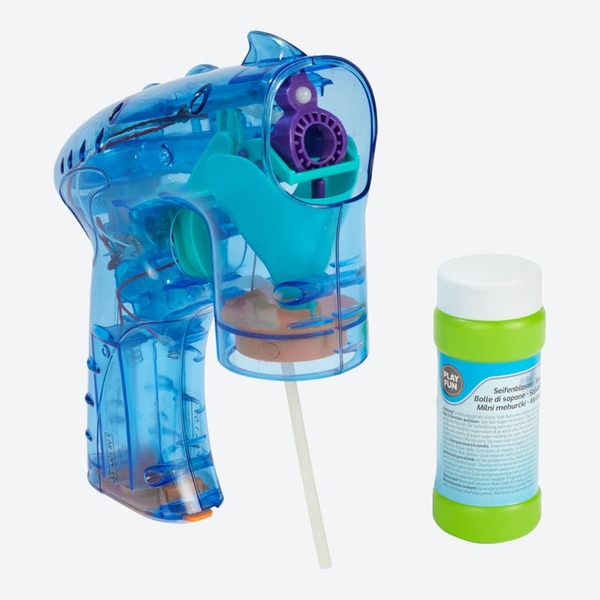 Bild 1 von Play Fun Seifenblasenpistole inklusive Flüssigkeit, Blue