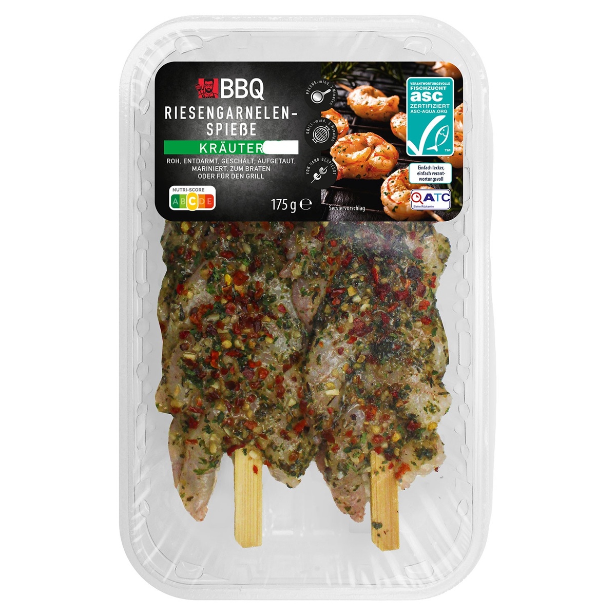 Bild 2 von BBQ Riesengarnelen-Spieße 175 g