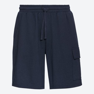 Herren-Homewear-Shorts mit Baumwolle, Dark-blue