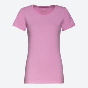 Damen-T-Shirt mit Rundhalsausschnitt, Rose