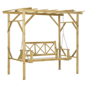 Outsunny Hollywoodschaukel mit Pergola