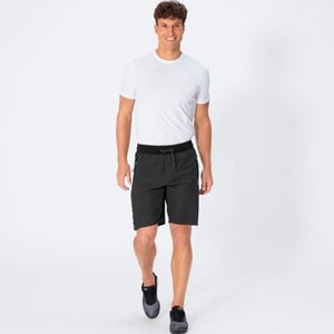 Herren-Bermudas mit Bindeband, Anthracite