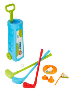 Kinder Golfset, 10-tlg. Set, blau