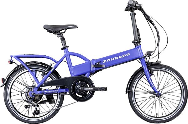 Bild 1 von Zündapp E-Bike Faltrad Z101 20 Zoll blau 6-Gang 270 Wh RH37