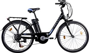 Zündapp E-Bike City Z505 Damen 26 Zoll RH 43 cm 6-Gang 360 Wh schwarz