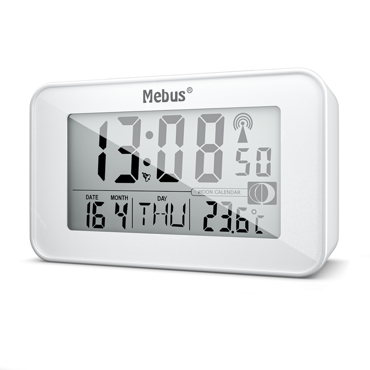 Bild 1 von Chronique LCD Funk-Wecker mit Temperaturanzeige, Silber