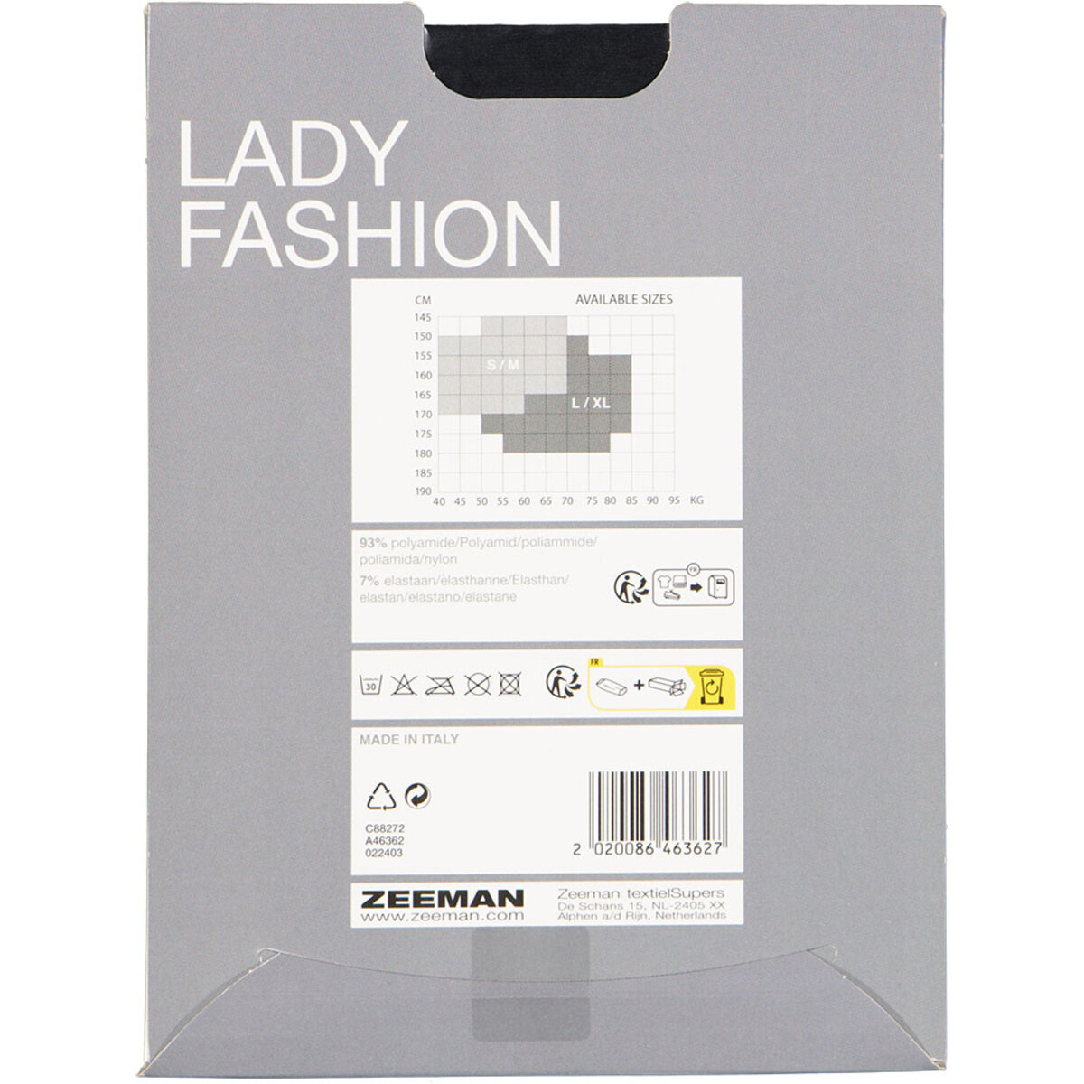 Bild 1 von Damen-Hold up, Schwarz, S/M