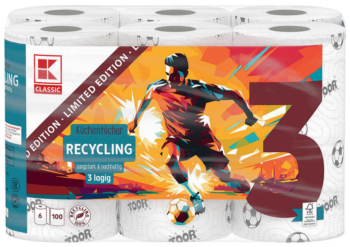 Bild 1 von K-CLASSIC Recycling-Küchentücher