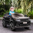 Bild 2 von HOMCOM Kinder Elektroauto, SUV mit Fernbedienung, Musik, bis 5 km/h, Schwarz