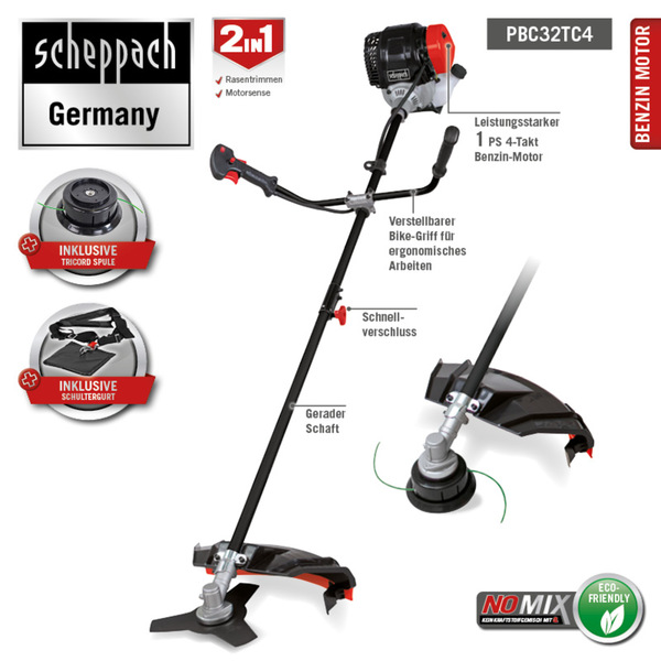 Bild 3 von Scheppach 4-Takt Benzin-Motorsense PBC32TC4 SE
