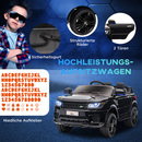 Bild 4 von HOMCOM Kinder Elektroauto, SUV mit Fernbedienung, Musik, bis 5 km/h, Schwarz