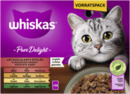 Bild 2 von WHISKAS® PURE DELIGHT Portionsbeutel Multipack Vorteilspack Klassisches Ragout in Gelee 24 x 85g