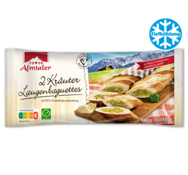 Bild 1 von ALMTALER Kräuter-Laugenbaguettes*