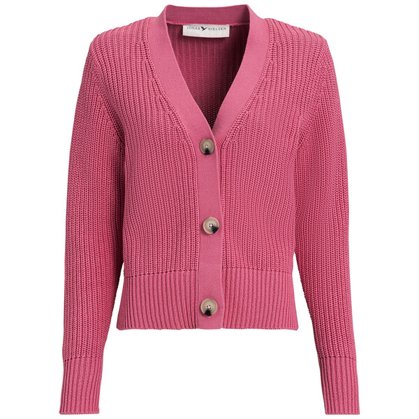 Bild 1 von Damen Strickjacke mit Knopfleiste PINK