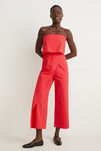 C&A Jumpsuit, Rot, Größe: 34