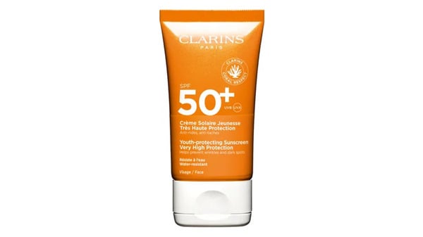 Bild 1 von CLARINS Sonnenschutz-Creme mit Anti-Falten-Wirkung für das Gesicht SPF 50+