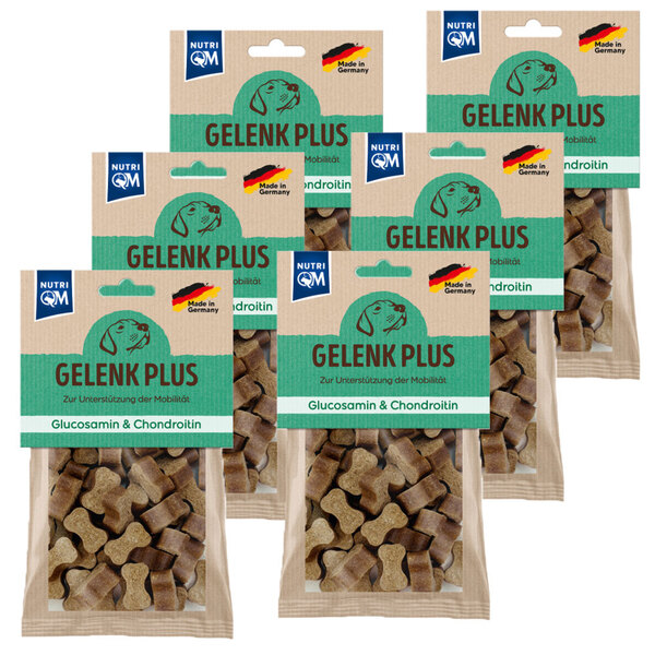 Bild 1 von NutriQM Snack Gelenk Chondroitin Glucosamin 125g - 6er Set