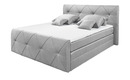 Bild 1 von meinBett Boxspringbett - grau - 200 cm - 114 cm - Betten > Boxspringbetten > Boxspringbetten 180x200 - Möbel Kraft