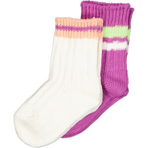 Kinder-Socken 2er-Pack, Lila, 35/38