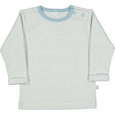 Bild 1 von Baby-T-Shirt Lange Ärmel Stretch, Cremefarbe/Hellblau, 62