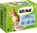 Bild 1 von KITEKAT Portionsbeutel Multipack Fisch-Box in Gelee 12 x 85g